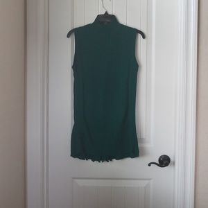 Emerald green turtle neck